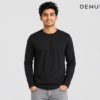 black-long-sleeve-crew-neck