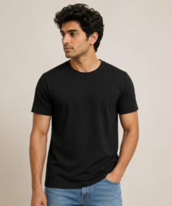 black-crew-neck-tshirt