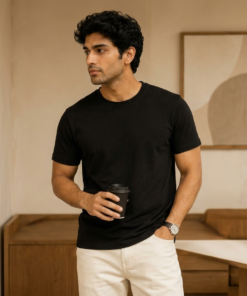 black-crew-neck-tshirt
