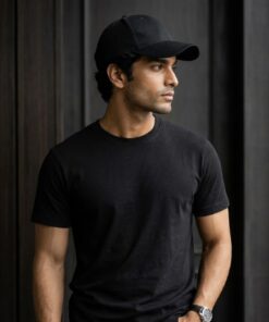 black-crew-neck-tshirt