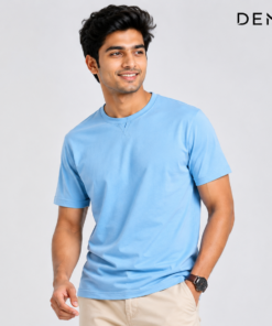 blue-crew-neck-tshirt
