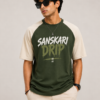 men's-green-sanskari-drip-typography-t-shirt