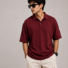 men's-maroon-self-inspired-typography-oversized-t-shirt